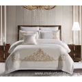 European 100% bedsheet cotton for hotel bedding set